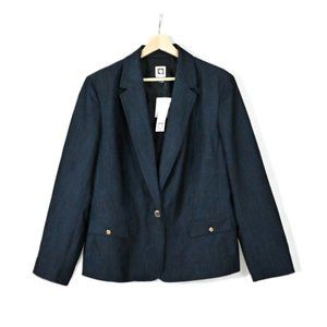 ANNE KLEIN Denim Blazer